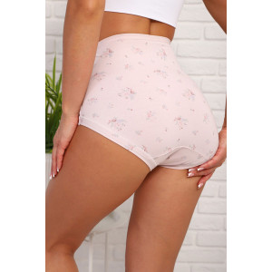 Трусы женские №64972 хлопок стрейч (р-ры: 48-50) пудра