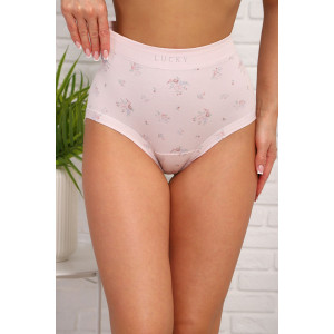 Трусы женские №64972 хлопок стрейч (р-ры: 48-50) пудра