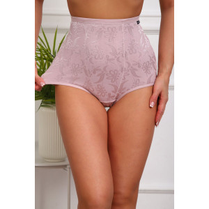 Трусы женские №64971 хлопок стрейч+кружево (р-ры: 50-54) пудра