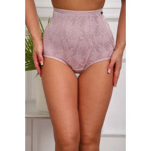 Трусы женские №64971 хлопок стрейч+кружево (р-ры: 50-54) пудра