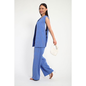 Костюм двойка женский К1379.1 искусственный лен (р-ры: 48-62)