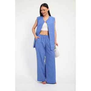 Костюм двойка женский К1379.1 искусственный лен (р-ры: 48-62)