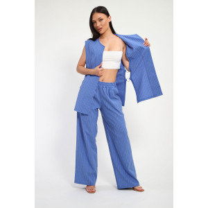 Костюм двойка женский К1379.1 искусственный лен (р-ры: 48-62)