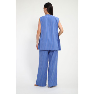 Костюм двойка женский К1379.1 искусственный лен (р-ры: 48-62)