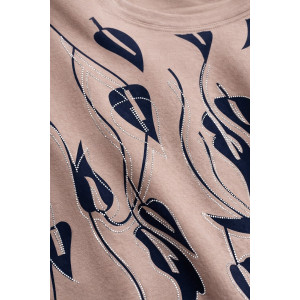 Футболка женская F8113 "Urban Elegance" хлопок стрейч (р-ры: 58-68) бежевый