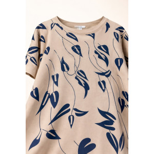 Футболка женская F8113 "Urban Elegance" хлопок стрейч (р-ры: 58-68) бежевый