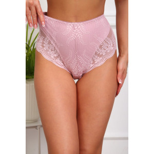 Трусы женские №64969 хлопок стрейч+кружево (р-ры: 48-52) пудра