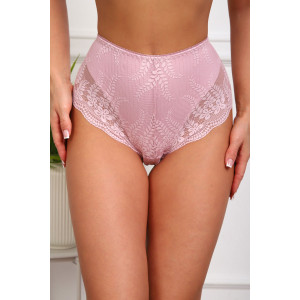 Трусы женские №64969 хлопок стрейч+кружево (р-ры: 48-52) пудра