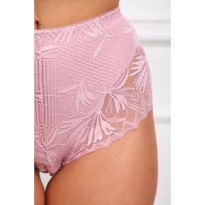 Трусы женские №64966 хлопок стрейч+кружево (р-ры: 48-52) пудра
