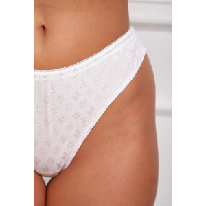 Трусы женские №64963 кружево+нейлон (р-ры: 44-48) белый