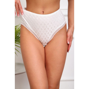 Трусы женские №64961 кружево+нейлон (р-ры: 48-52) белый