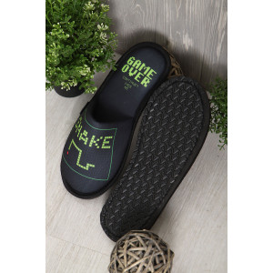 Тапки мужские "Game Over" сетка (последний размер) 43