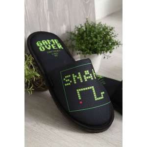 Тапки мужские "Game Over" сетка (последний размер) 43