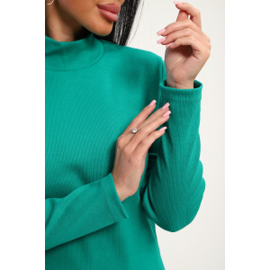 Водолазка женская №74721 кашкорсе (последний размер) морская волна 52