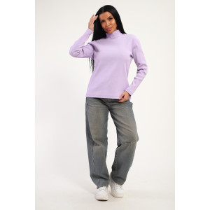 Водолазка женская №74721 кашкорсе (последний размер) лиловый 52