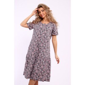 Платье женское №51183 кулирка (последний размер) тауп 54