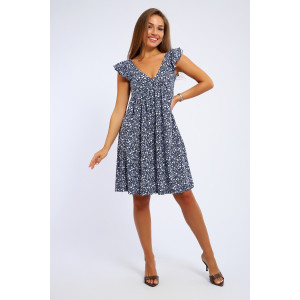 Сарафан женский №83810 кулирка (последний размер) синий 50