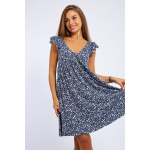 Сарафан женский №83810 кулирка (последний размер) синий 50