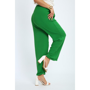 Брюки женские №31983 сингапур (последний размер) зеленый 56