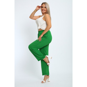 Брюки женские №31983 сингапур (последний размер) зеленый 56