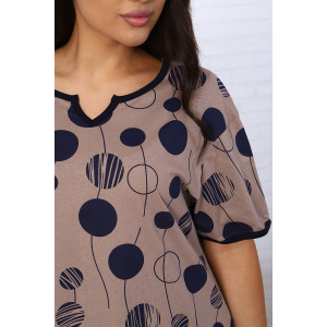 Туника женская №035 кулирка (последний размер) 52,62