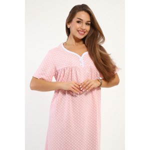 Сорочка женская №236 кулирка (последний размер) розовый 62