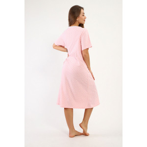 Сорочка женская №236 кулирка (последний размер) розовый 62