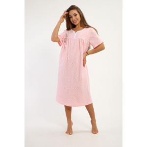 Сорочка женская №236 кулирка (последний размер) розовый 62