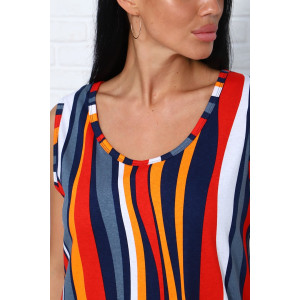 Сарафан женский №091.2 кулирка (последний размер) красный 48,52