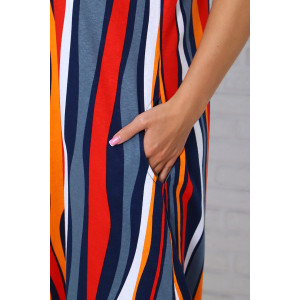 Сарафан женский №091.2 кулирка (последний размер) красный 48,52