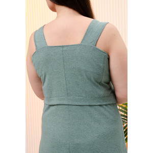 Сарафан женский №7393 кулирка (последний размер) хаки 54