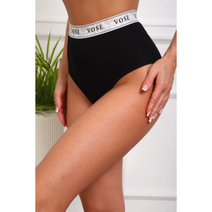 Трусы женские №64960 лапша (р-ры: 50-54) черный