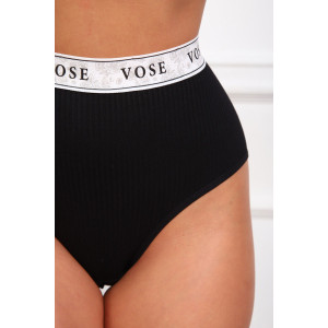 Трусы женские №64960 лапша (р-ры: 50-54) черный