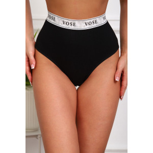 Трусы женские №64960 лапша (р-ры: 50-54) черный