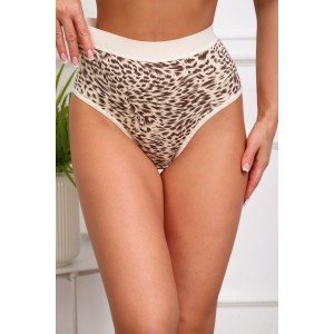 Трусы женские №64959 кулирка с лайкрой (р-ры: 48-52) бежевый