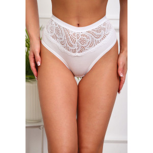 Трусы женские №64958 хлопок стрейч (р-ры: 46-50) белый