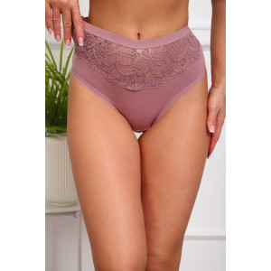 Трусы женские №64958 хлопок стрейч (р-ры: 46-50) кофе