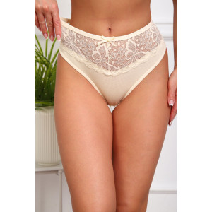 Трусы женские №64957 лапша (р-ры: 46-58) бежевый