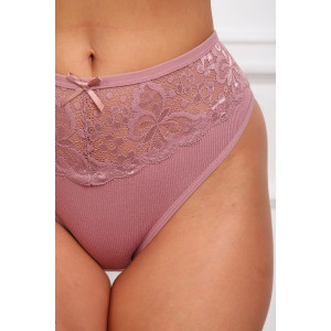 Трусы женские №64957 лапша (р-ры: 46-58) кофе