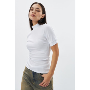 Водолазка женская №5290 рибана (последний размер) белый 48