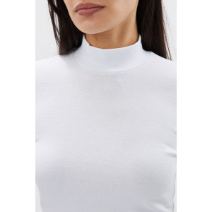 Водолазка женская №5290 рибана (последний размер) белый 48