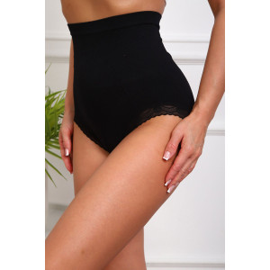 Трусы женские №64954 смесовая ткань (р-ры: 52-56) черный