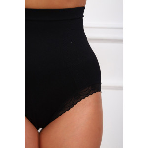 Трусы женские №64954 смесовая ткань (р-ры: 52-56) черный