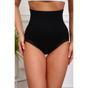 Трусы женские №64954 смесовая ткань (р-ры: 52-56) черный