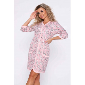 Халат женский М-127 капитоний (последний размер) нежно-розовый 50