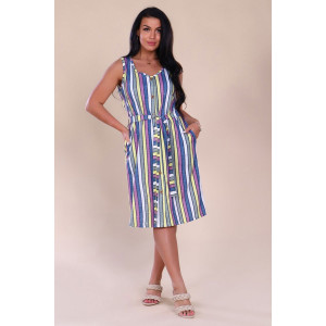 Сарафан женский 466 "Sunny" кулирка (последний размер) белый 46