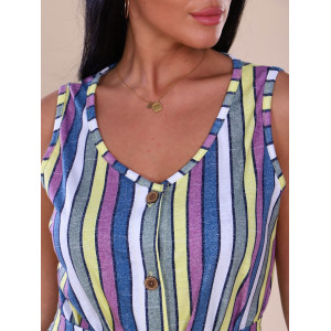 Сарафан женский 466 "Sunny" кулирка (последний размер) белый 46