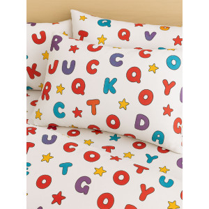 Наволочки классические полиэстер "Алфавит" (2 шт.)