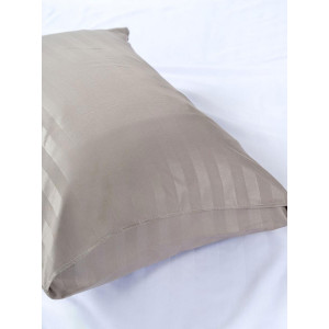 Наволочки классические страйп-полиэстер "Винтажный хаки" (2 шт.)