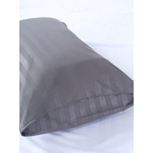 Наволочки классические страйп-полиэстер "Серый бархат" (2 шт.)